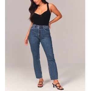 Abercrombie curve love mom jeans
